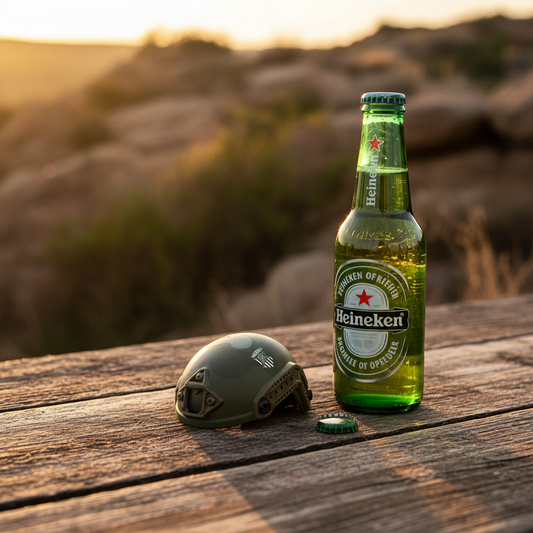 Tactical Helmet Beer Opener
