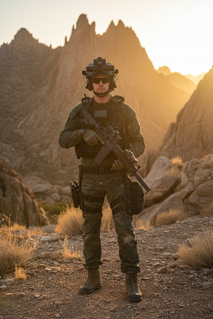 [Exclusive Bundle] Level IIIA Ballistic Helmet + Level IV Ballistic Plates + Mighty 1000D Plates Carrier